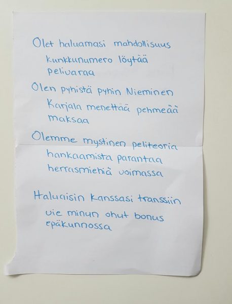 roskaruno holopainen